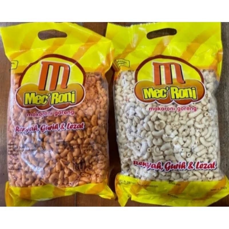 

MEC'RONI makroni goreng lezat, gurih, renyah isi 250gr
