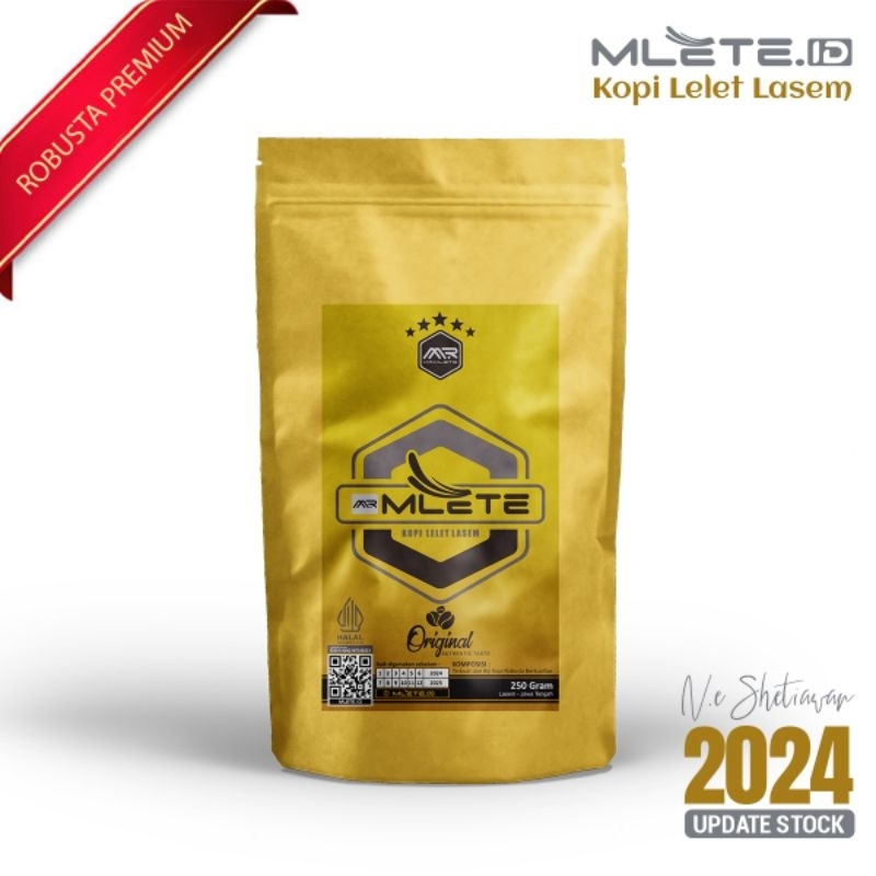 

Mlete.ID - Kopi Lelet Lasem Mr. Mlete Robusta Premium 100% Murni