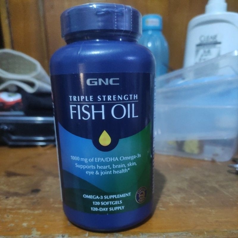 GNC Triple Strength fish oil