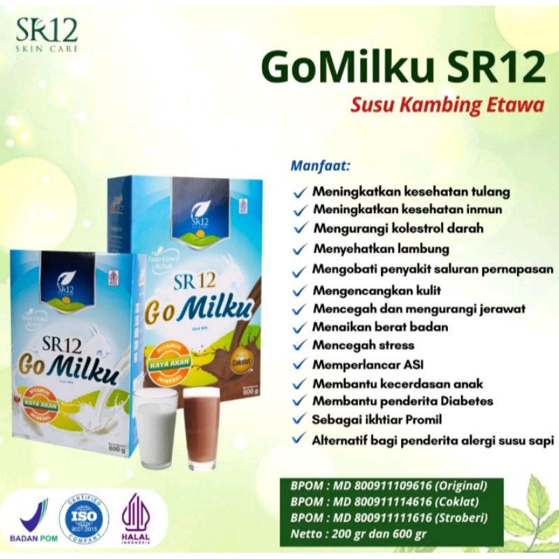 

Go milku sr 12 Halal susu kambing etawa premium meningkatkan kesehatan inmum aman