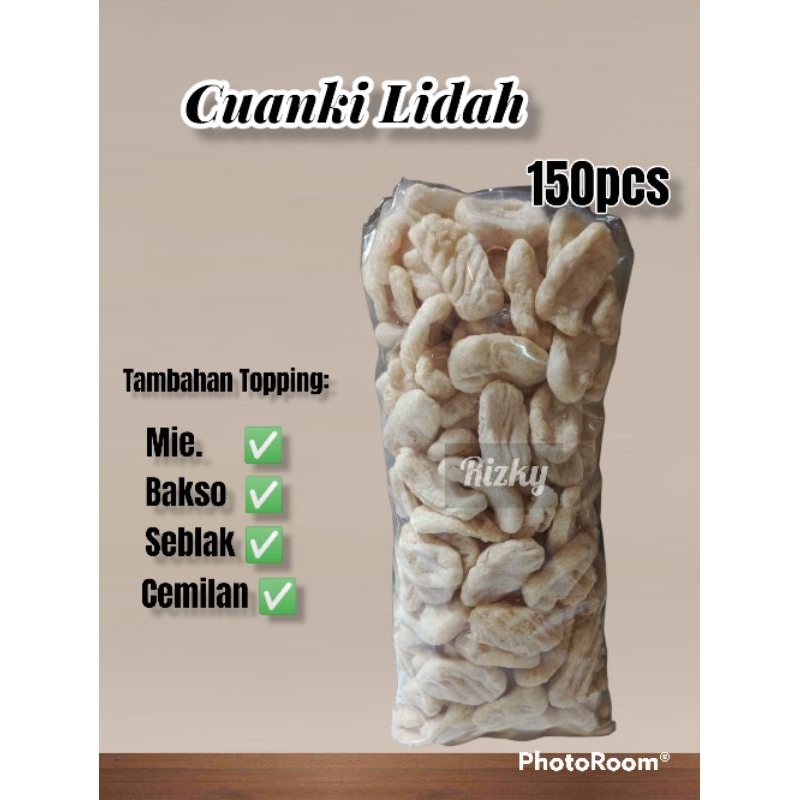 

Cuanki Lidah 150PCs Renyah Gurih Lezzatt Free Dus