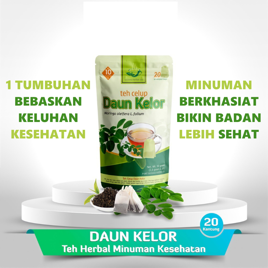 

Teh Celup Daun Kelor Moringa 100% Obat Diabetes Anti Kanker Nyeri Sendi Dan Jaga Imun Tubuh