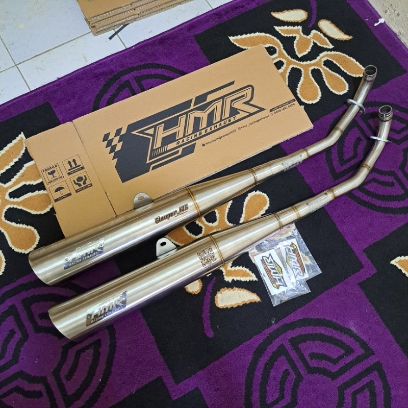 knalpot standar racing tsugigi wave 125 , supra125 ,kharisma125 ,kirana ,supra fit ful stanlist by H