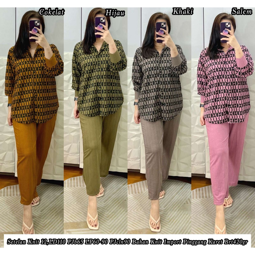 SETELAN KNIT 12 KNIT IMPORT