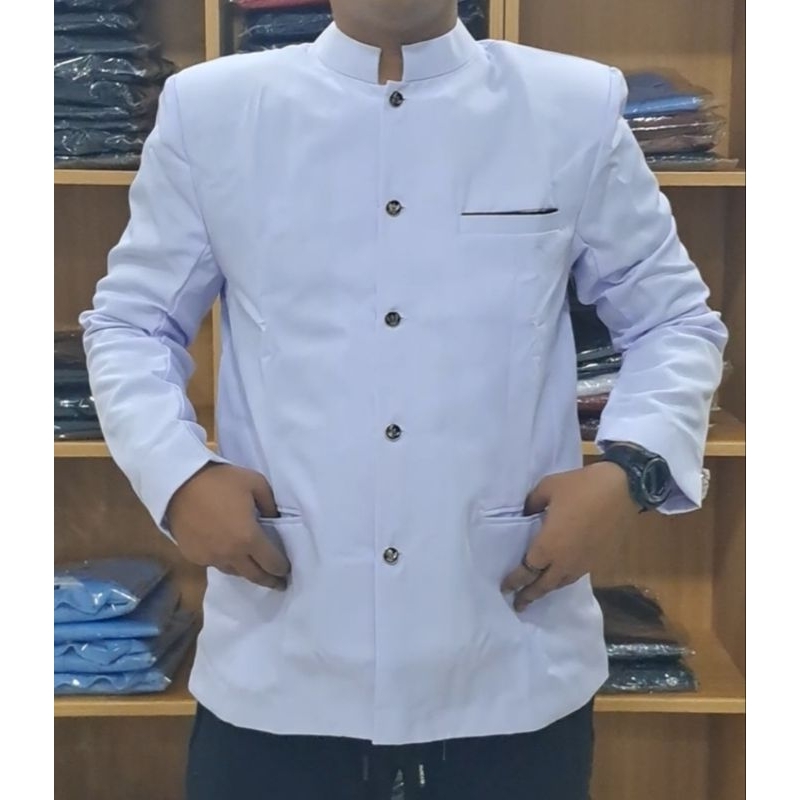 Jas Koko Jasko Mandarin Putih Original Terlaris
