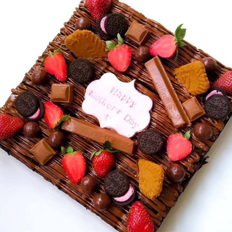 𝗦𝗘𝗦𝗧𝗥𝗔 𝗕𝗜𝗧𝗘𝗦 – FUDGY BROWNIES FANCY | BROWNIES PANGGANG KUE ULANG TAHUN BIRTHDAY CAKE