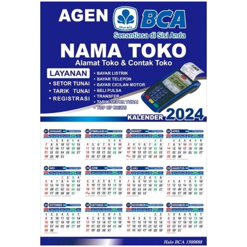 

Kalender dinding custom uk 32,5x48