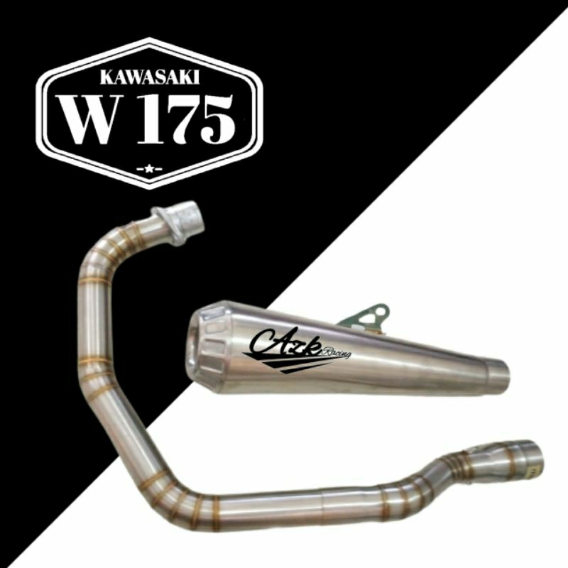 Knalpot w175 SE Kawasaki W175 By AZK Racing