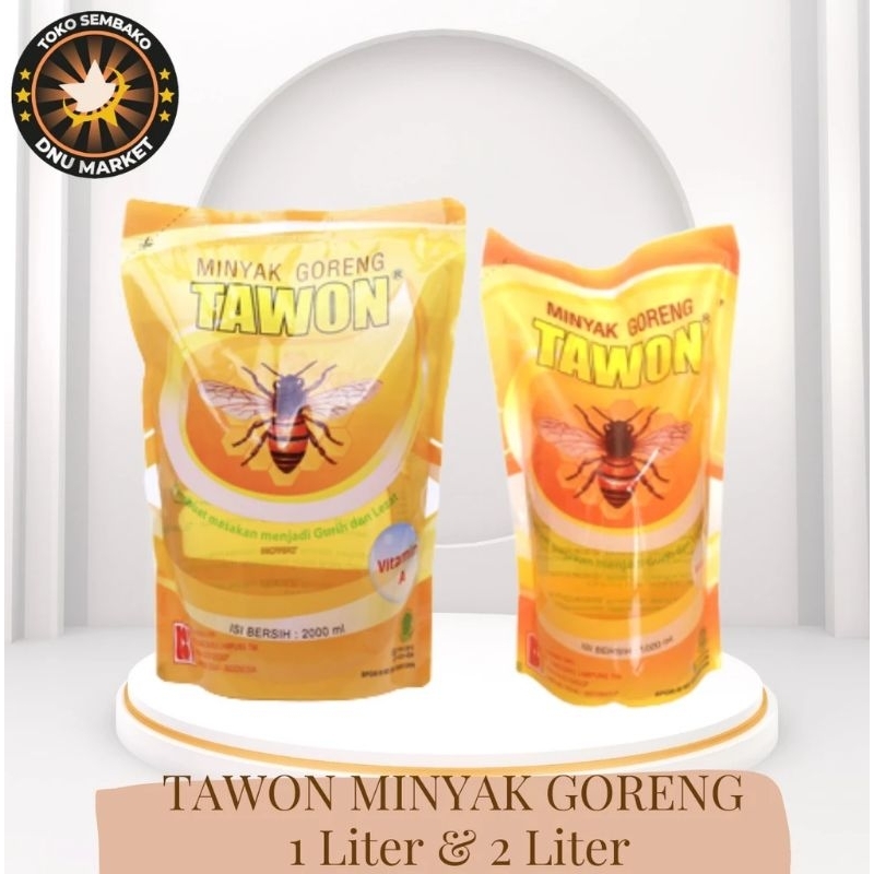 MINYAK GORENG | MINYAK GORENG TAWON 1 DUS | 2 LITER (6PCS) | 1 LITER (12PCS)