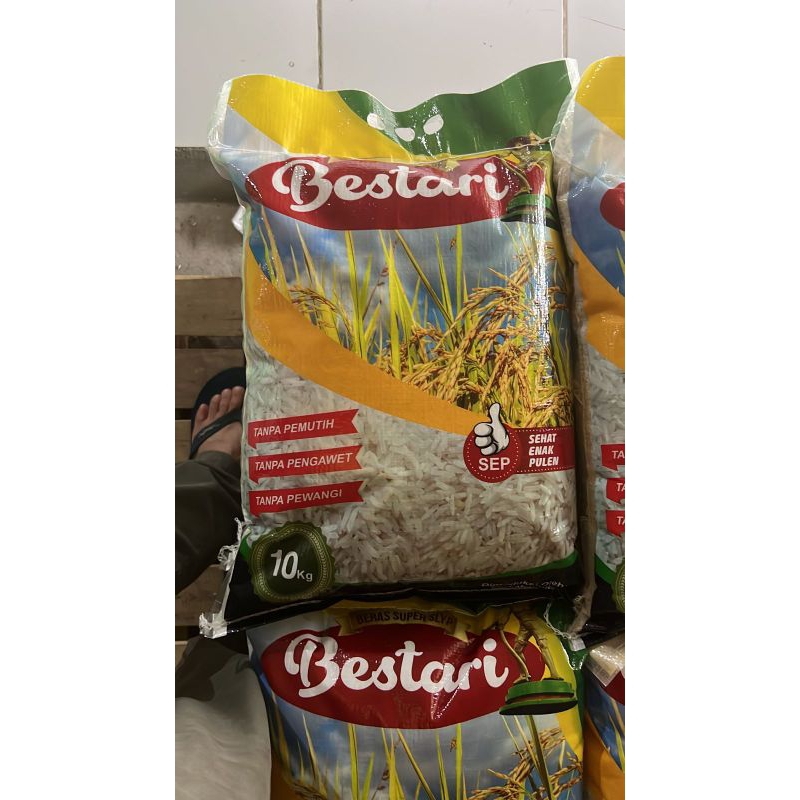 

Beras Pulen Super Slypp BESTARI 10KG 100% Bahan baku petani