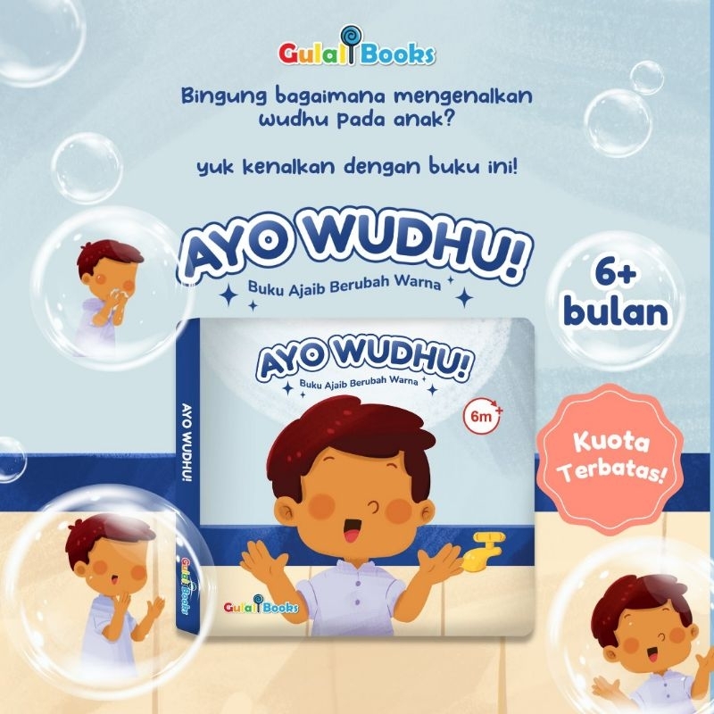Ayo Wudhu - Buku Air Friendly Gulali Books