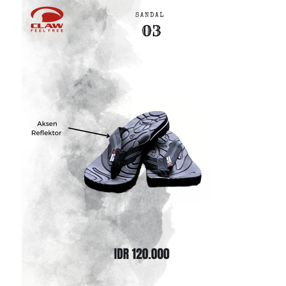 Sandal Jepit CLaw - Sandal R 03 - Reflektor