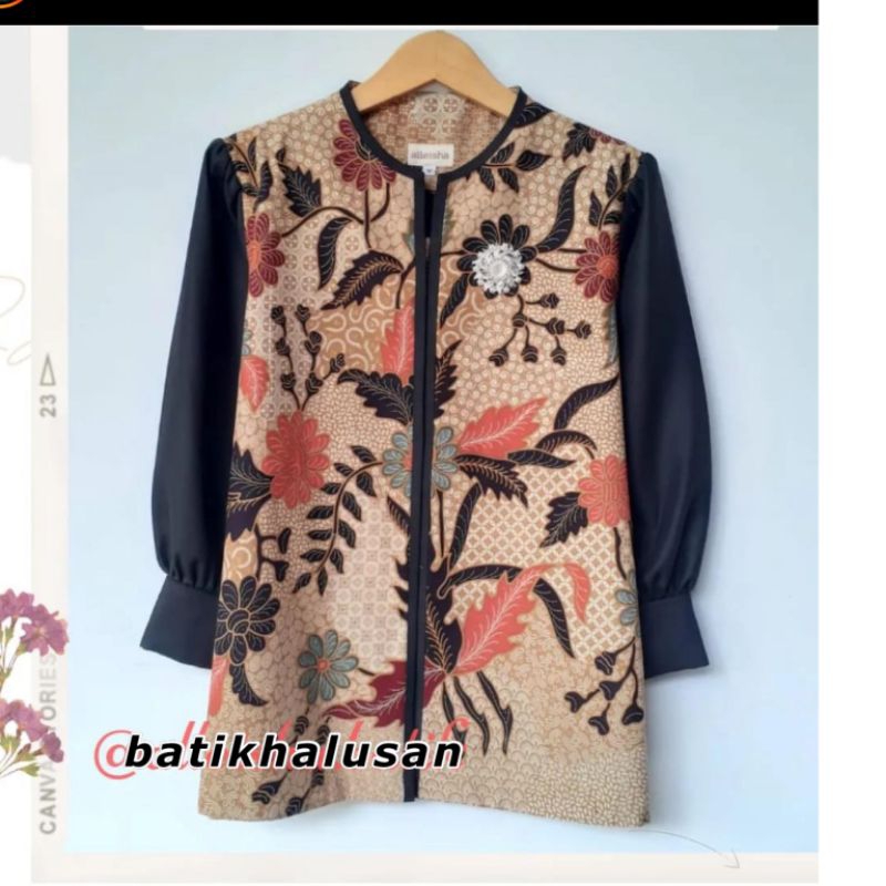 PREMIUM BATIK BY CIREBON BUTIK | Atasan batik katun wanita fashion