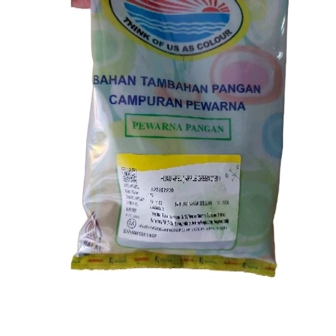 

Pewarna Makanan Hijau Apel (APPLE GREEN 2198 ) 100 GR