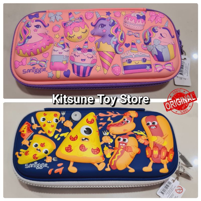 

Smiggle Hardtop Hippy Small Pencil Case Original - Tempat Kotak Pensil Sekolah Anak SD SMP