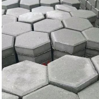 Paving block heksagon press hidrolik harga permeter