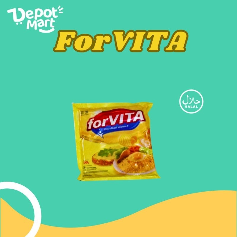 

Margarin forVita 200GR Mentega Kuning Depot Mart