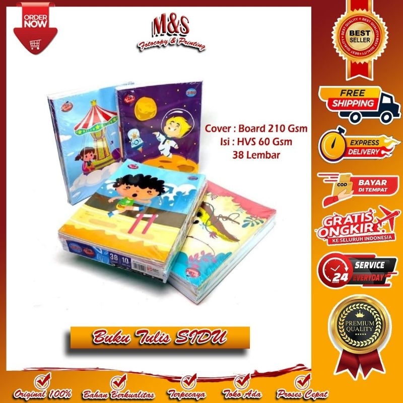 

BUKU TULIS MEREK SIDU 38 LEMBAR
