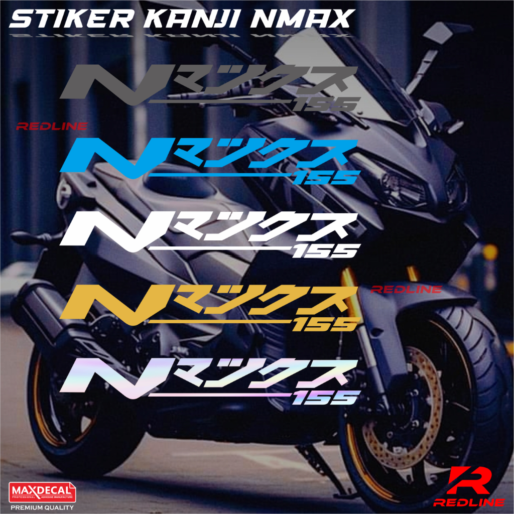 STIKER NMAX KANJI JEPANG BAHAN CUTTING