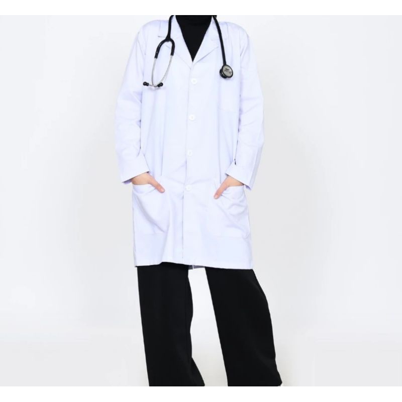 Jas Lab lengan pendek | Jas Laboratorium Lengan Pendek | Jas Lab lengan panjang | Jas Laboratorium L