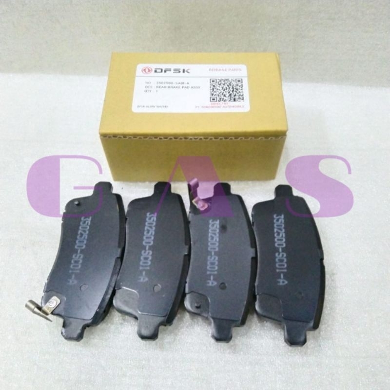 Kampas rem belakang DFSK GLORY 560/580 Original 4pcs