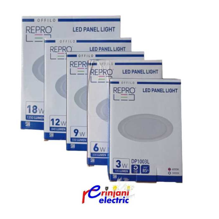 REPRO IB PANEL LED DOWN LIGHT LAMPU PLAFON LED 3W 6W 9W 12W 18W