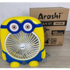 Arashi Kipas Angin Karakter Minion 10inch 10" Kipas Jumbo