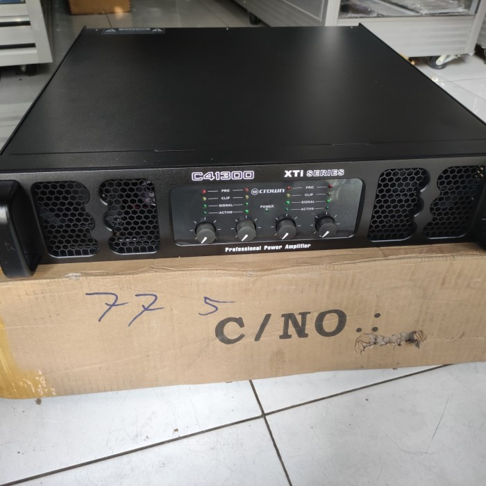 POWER AMPLIFIER CROWN C41300 XTI / C 41300 XTI 4X1300WATT 4 CHANNEL ORIGINAL CROWN