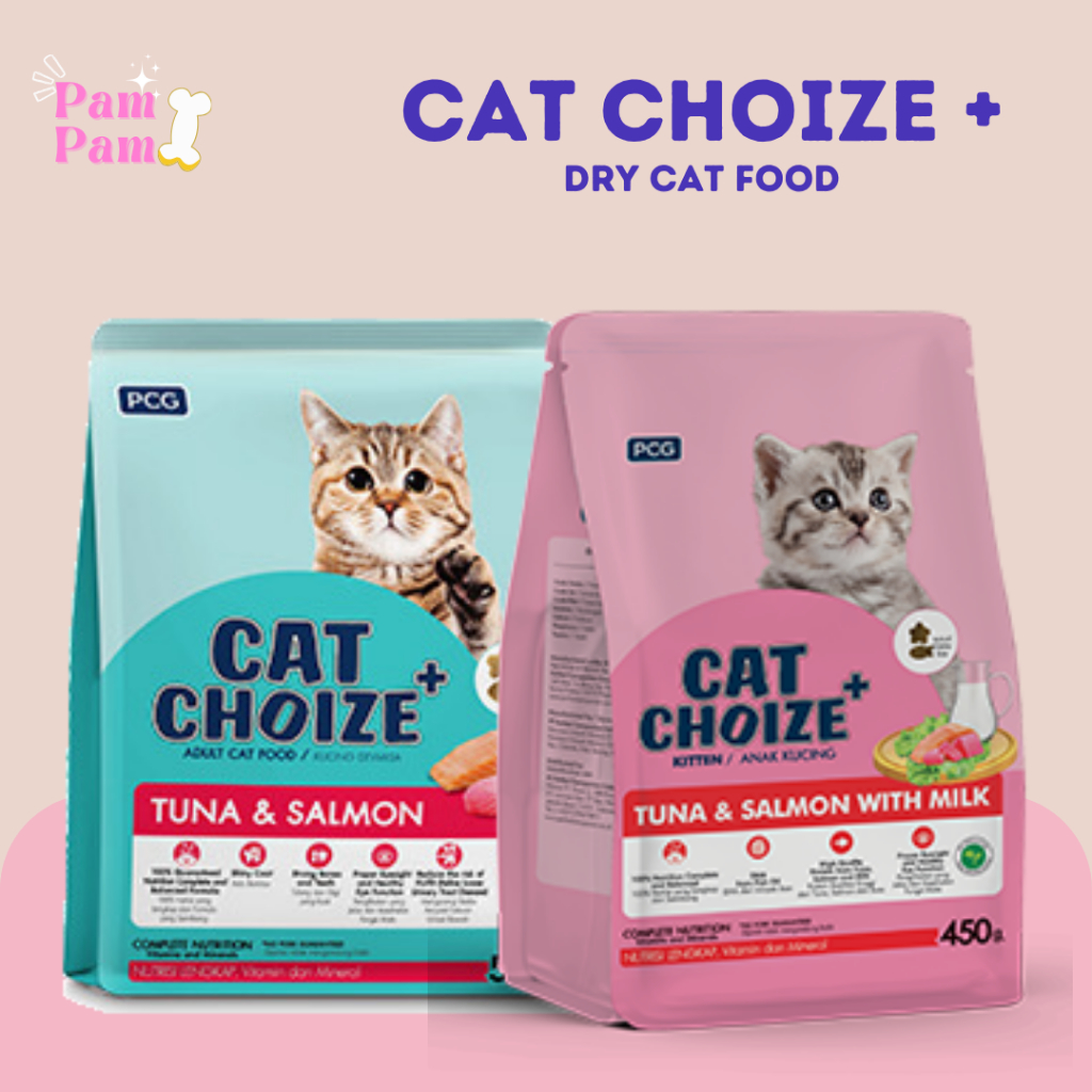 Cat Choize Plus Adult Tuna dan Cat Choize Kitten Tuna & Salmon