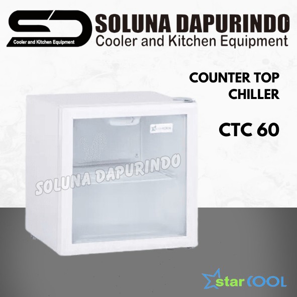 Starcool Countertop Showcase CTC-60 / CTC60 Kulkas Mini