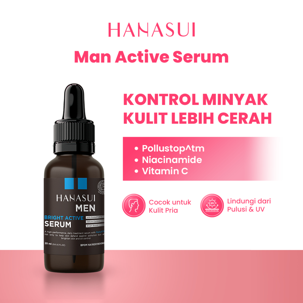 HANASUI MEN BRIGHT ACTIVE SERUM//ORIGINAL