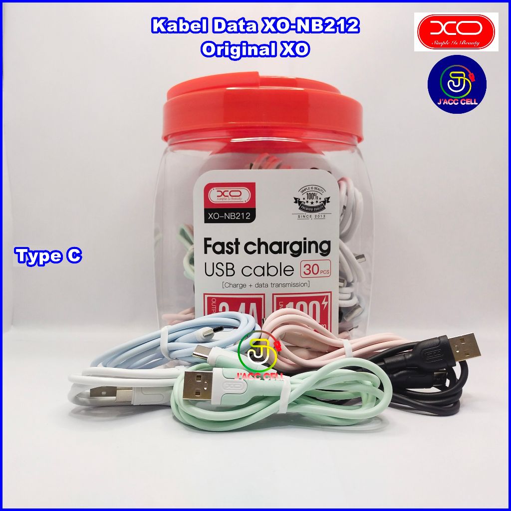Kabel Data XO-NB212 / XO-NB265 Kabel Casan USB Type C 2.4A Fast Charging XO NB212 XO NB265 Original 