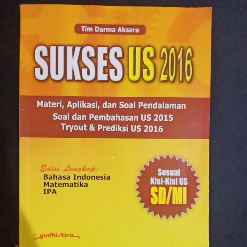 Sukses US 2016 yudhistira US untuk SD/MI