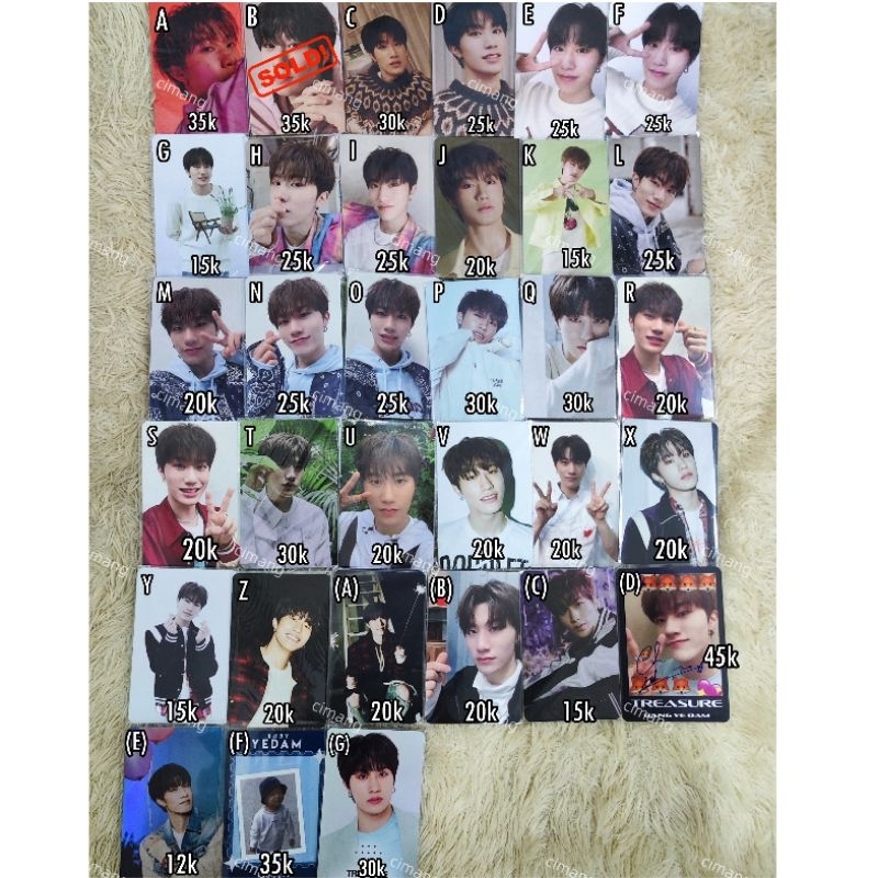[OFFICIAL] Photocard PC Yedam TREASURE – Era Lama Rare Harga Murah