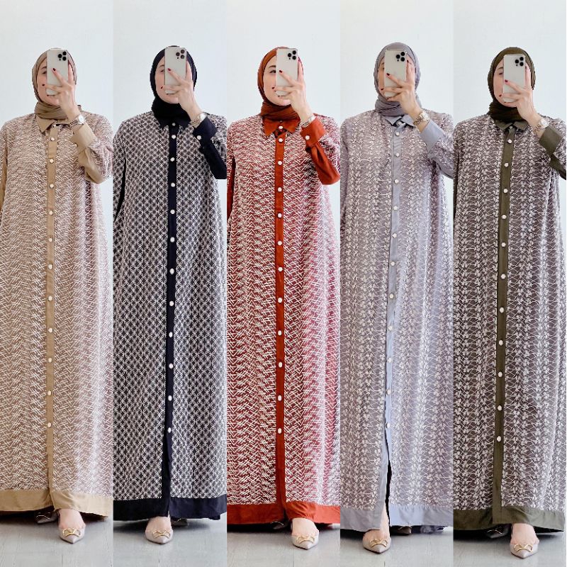 Gamis Dress Terbaru Syafiya Gagil by ova