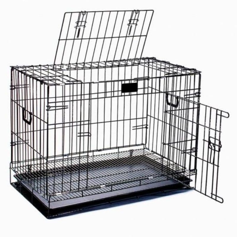 kandang besi lipat kucing , burung , ayam