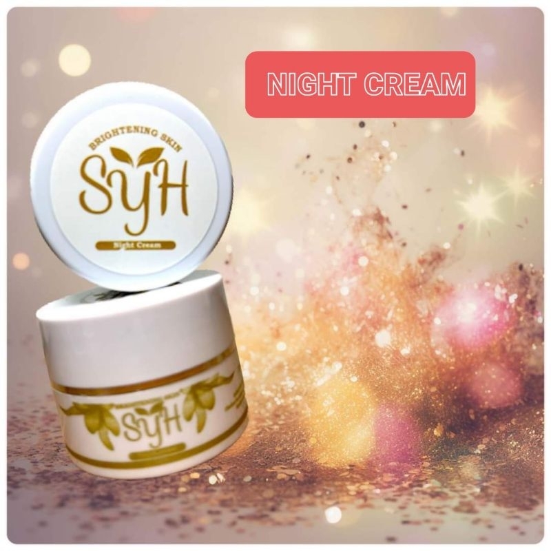 Bpom COD skin syh  Eceran night cream paket lengkap  syh skin syahreni skin syh glowing syahraeni gl