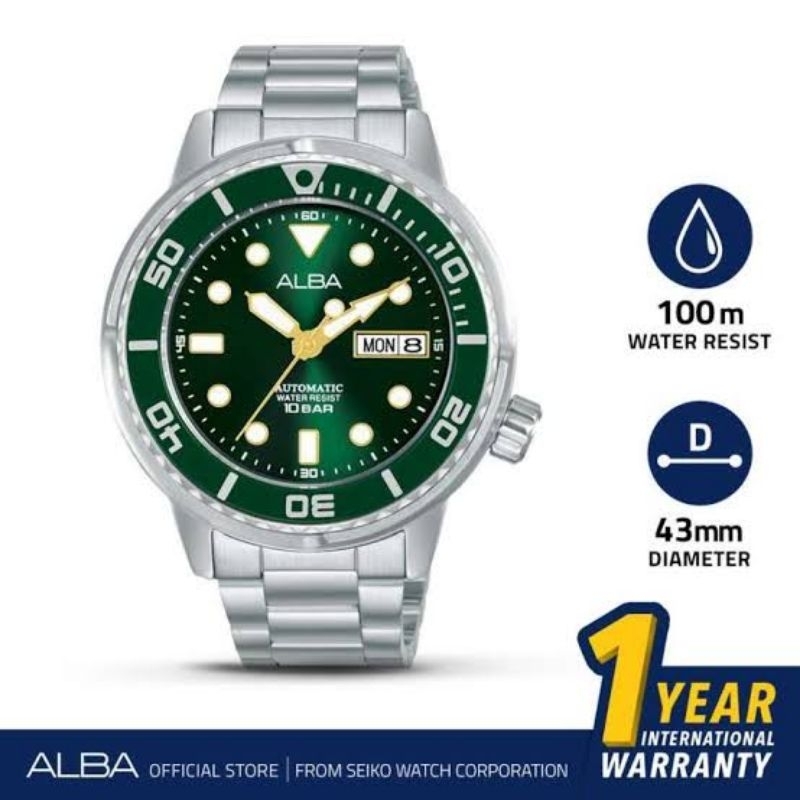 Jam Tangan Pria Otomatis Active Alba AL4243 Original