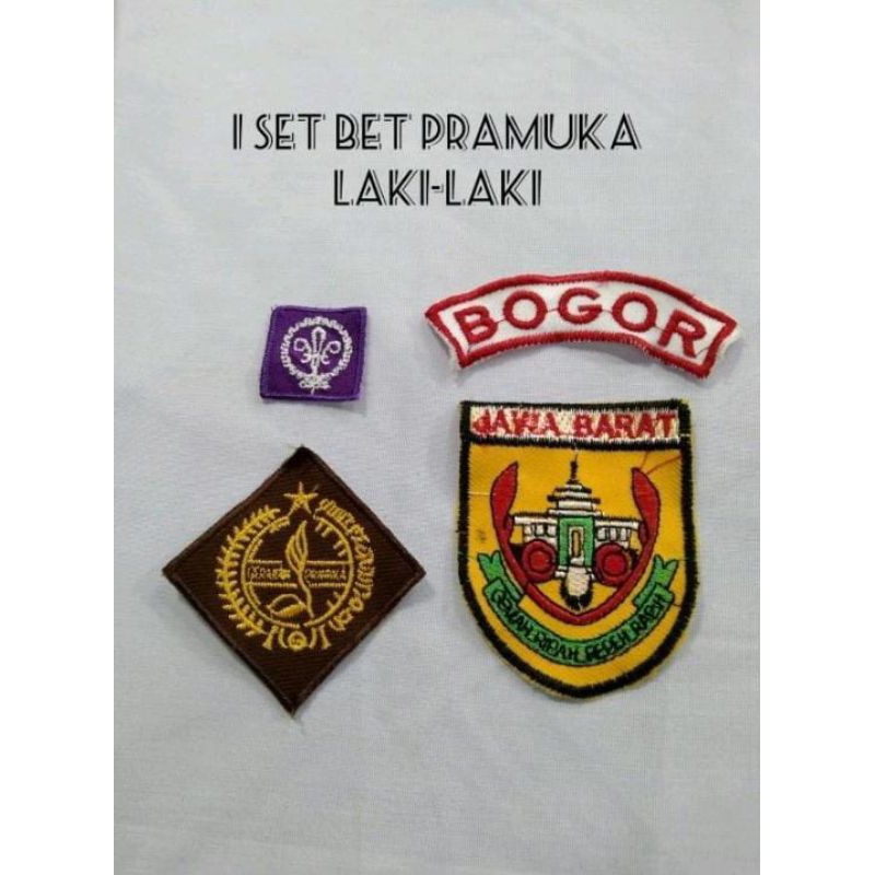 ATRIBUT PRAMUKA JAWA BARAT SD SMP SMA|BET PRAMUKA JABAR SD SMP SMA