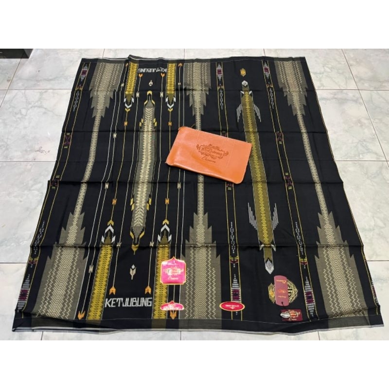 [Motif Terbaru] COD Sarung ketjubung gsc gold Songket