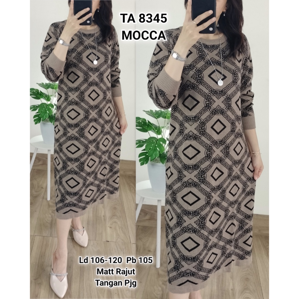 8345 Long Tunik Rajut Bangkok Gvc