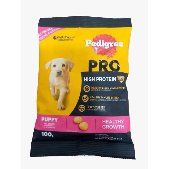 Dog Food -  Pedigree Pro Puppy 100gr