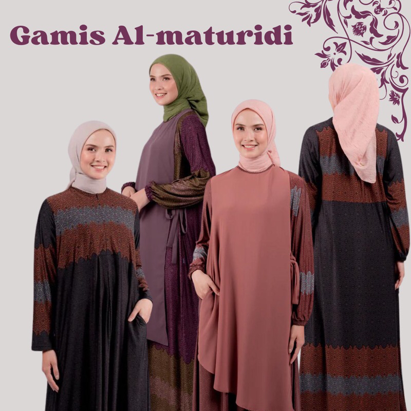 ELZATTA GAMIS MOTIF GEOMETRI GAMIS JUMBO DRESS SIMPLE ELZATTA GAMIS AL-MATURIDI GAMIS BATIK BAHAN AD