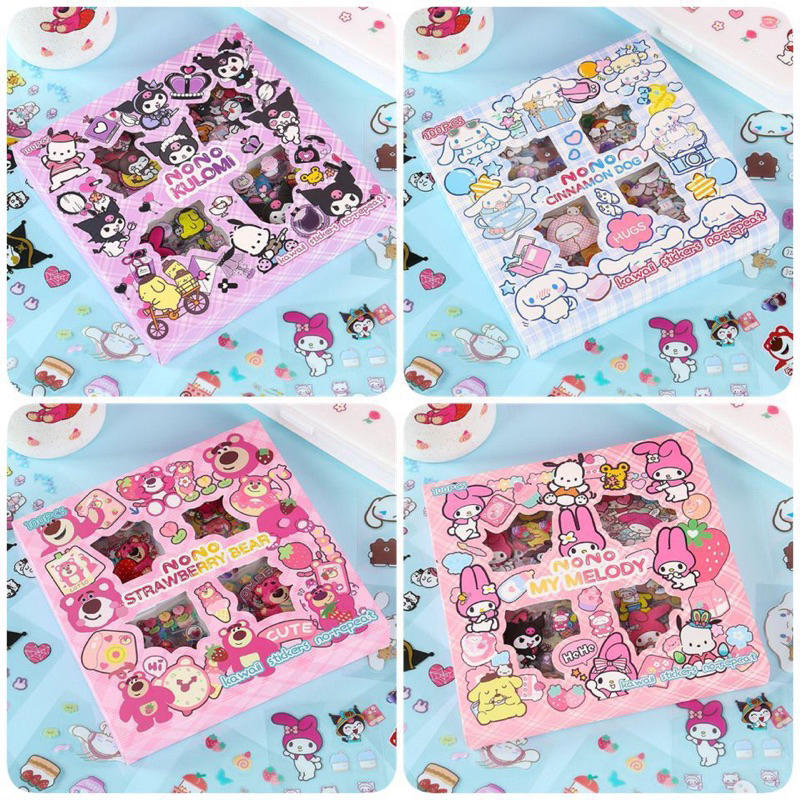 

STIKER MOMO SANRIO 100 LEMBAR / STICKER MIXUE LOTSO 100LEMBAR DIY ANTI AIR WATERPROOF