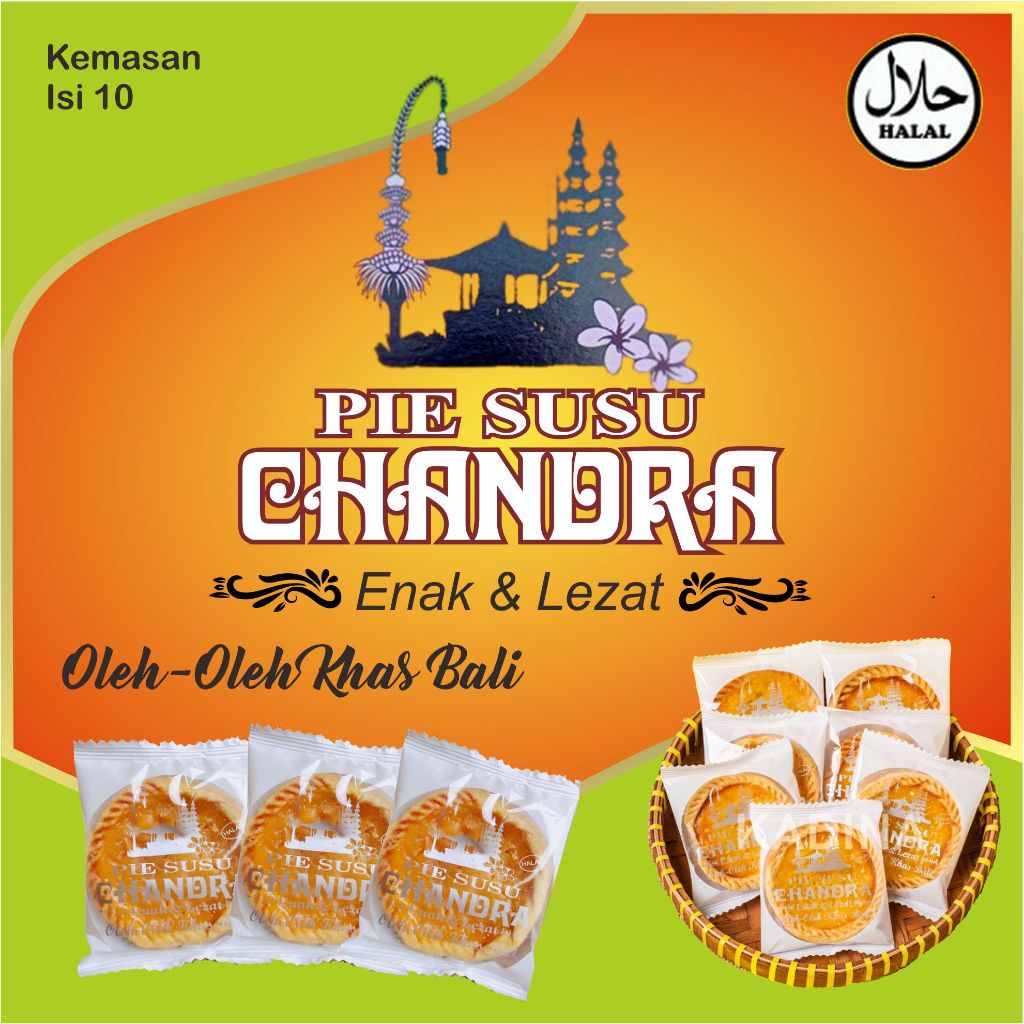 

PIE SUSU CHANDRA ASLI DARI BALI / Oleh-Oleh Khas Bali Varian Rasa Original