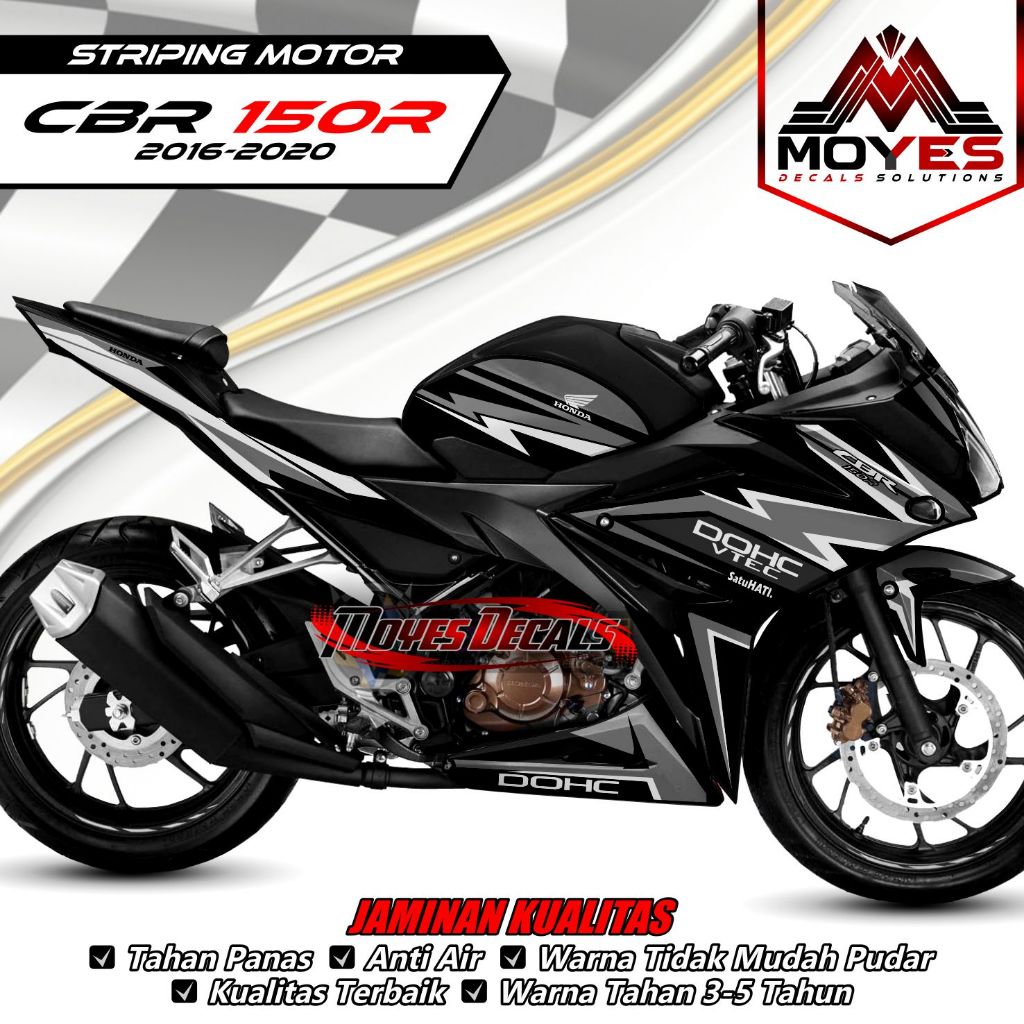 Striping Stiker Motor CBR 150R 2016-2020 Variasi Custom