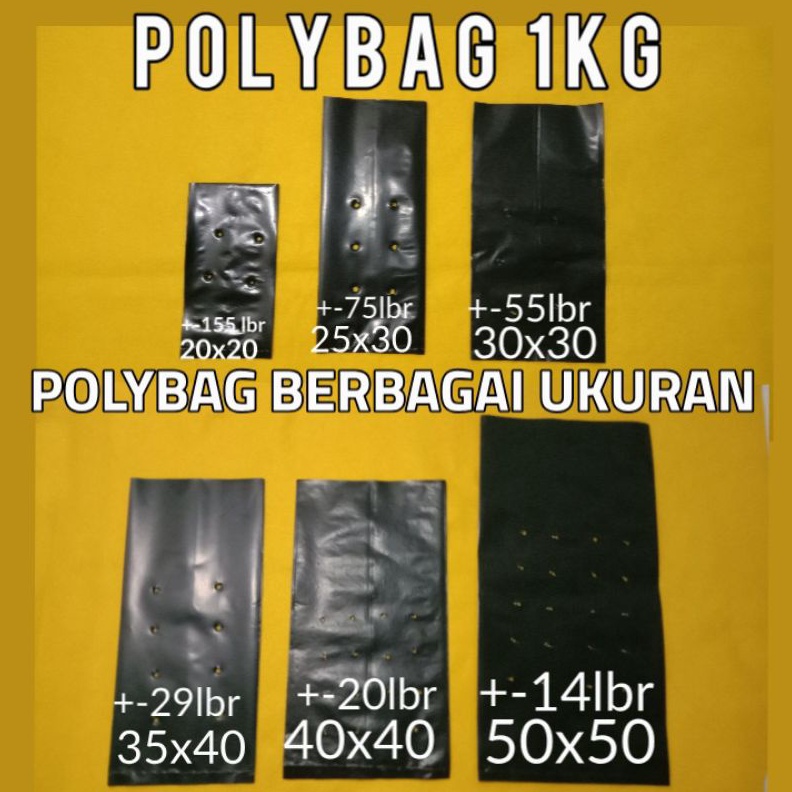 ART H14C Polybag Poly bag 1 kg per kilo kiloan 2x2 25x3 3x3 35x4 4x4 5x5
