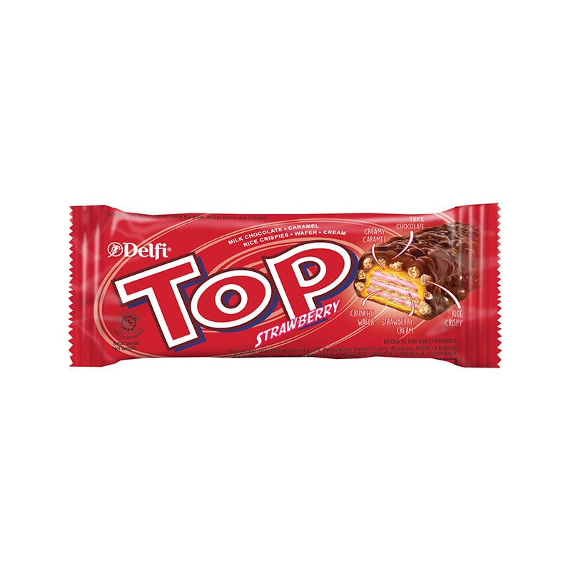 

delfi top strawberry 15gr - wafer delfi top strawberry
