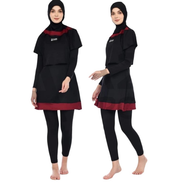 ART X44B Baju Renang Muslim Baju renang muslimah jumbo baju renang muslim syari baju renang BABY DOLL DEWASA
