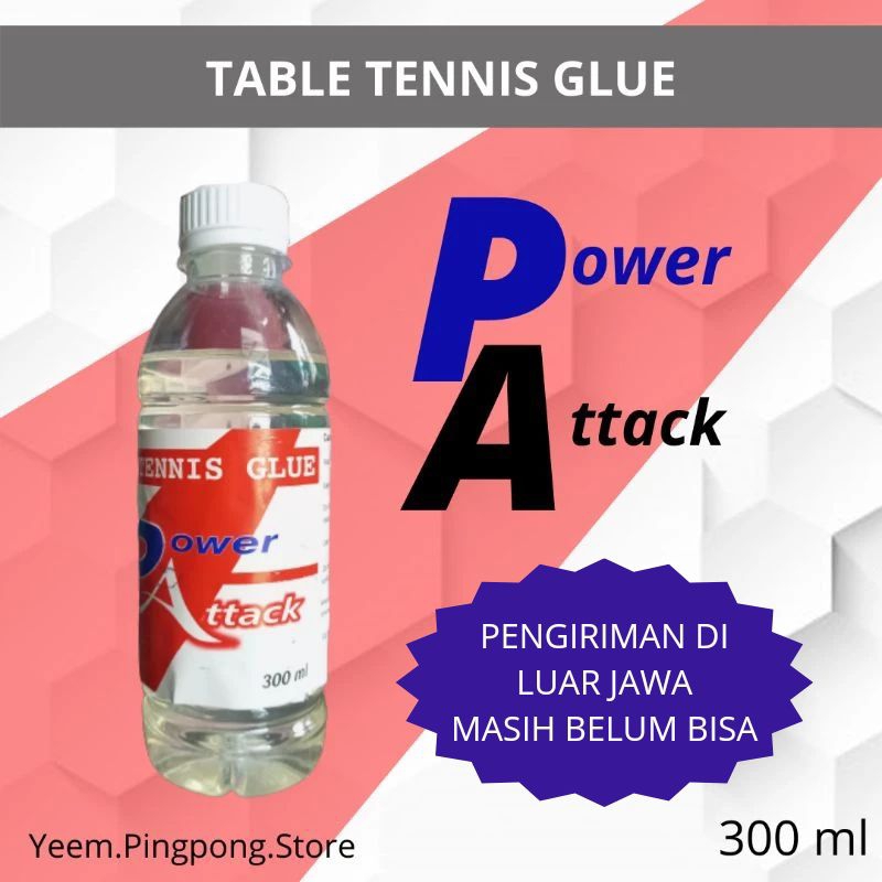 Lem murah - SPEED GLUE POWER ATTACK - lem karet bet tenis meja Pingpong